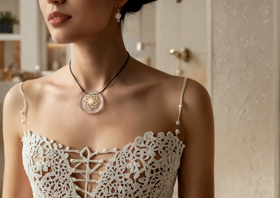 Halora Aura Core: worn as a necklace